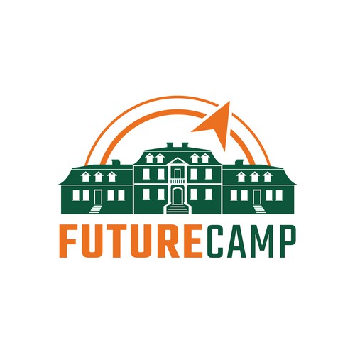 Pictorial logo with the title 'FutureCamp'