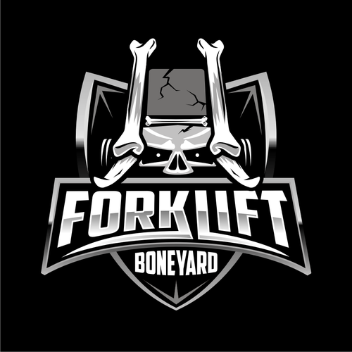 Bone logo with the title 'Forklift'