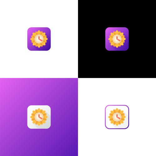 Sunflower design with the title 'App Icon for Sunflower'