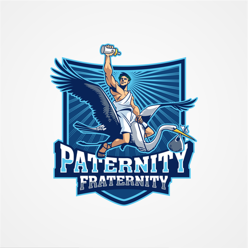 Nanny logo with the title 'Paternity Fraternity logo'