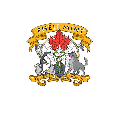 Penguin logo with the title 'Pheli Mint'