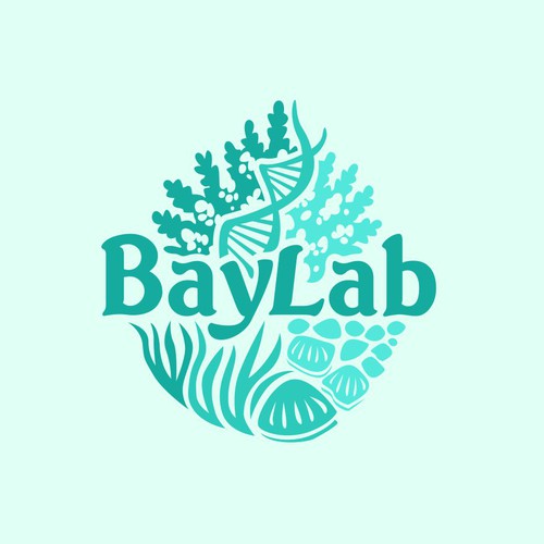 Environmental logo with the title 'marine biology lab '
