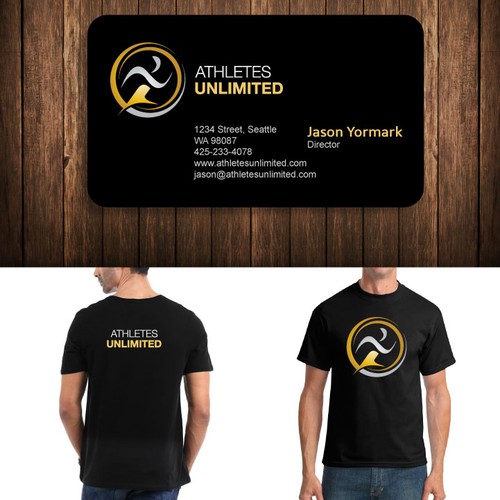 Athletic logo with the title 'Athletes Unlimited'