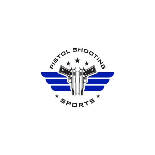 Shooting logo with the title 'shooting sport'