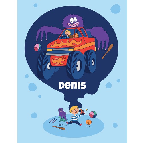 Imagination artwork with the title 'Poster illustration'