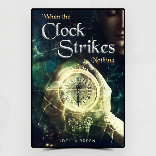 Gothic book cover with the title 'Book cover for a romantic gothic horror novel with elements of witchcraft'