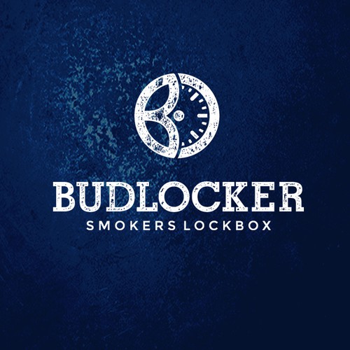 Monochromatic logo with the title 'BUDLOCKER'