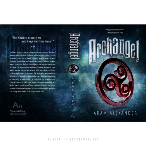 Futuristic book cover with the title 'Futuristic Dystopian YA Book Cover'