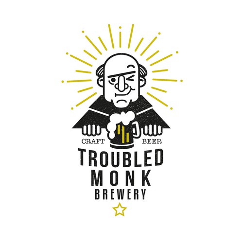 Vintage artwork with the title 'Logo and Illustration for Craft Brewery!'