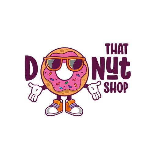 Donut design with the title 'Cool Donut'