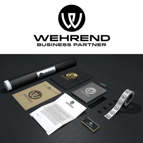 Cool brand with the title 'Create Corporate Design for Business Excellence Consulting Company'