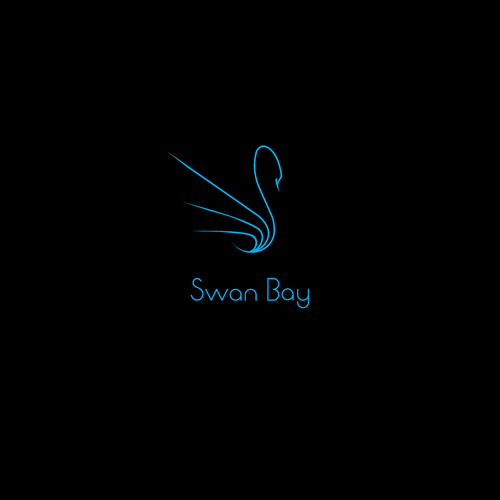Swan logo with the title 'logo for commerce company'