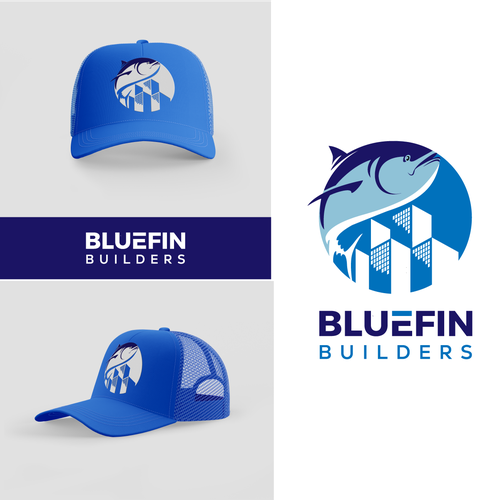 Builder logo with the title 'Bluefin Builders'