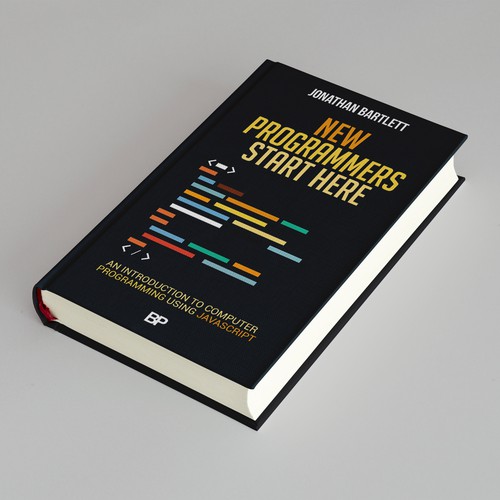 JavaScript design with the title 'New Programmers Start Here'