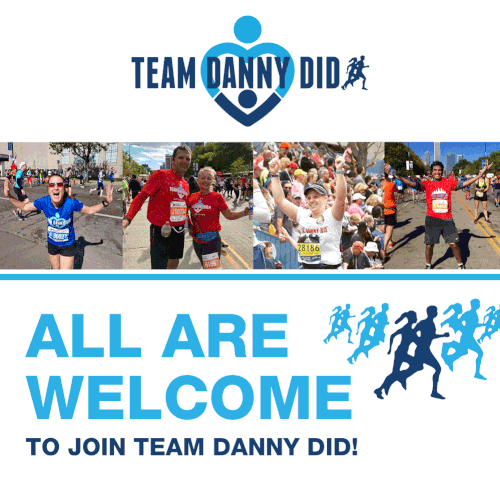 Marathon design with the title 'Facebook video ad for Non-Profit'