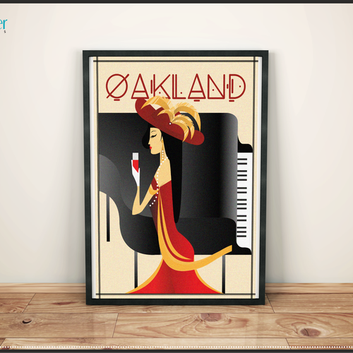 Lady design with the title 'Community contest'