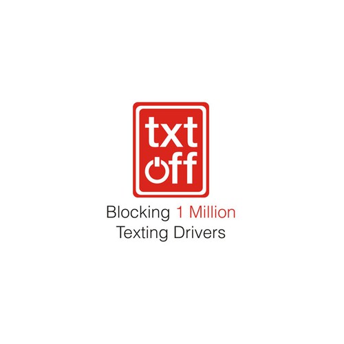 Button logo with the title 'txtoff'