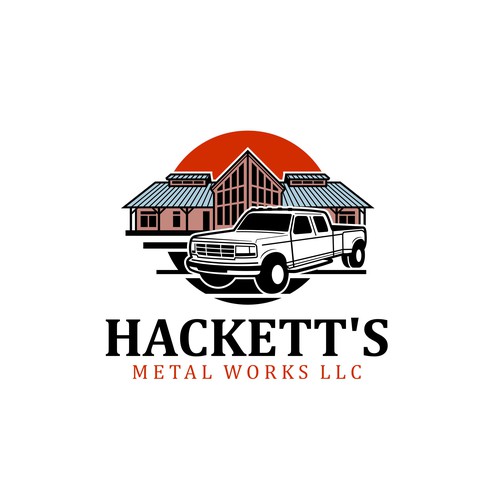 Work design with the title 'Hackett's Metal Works LLC'