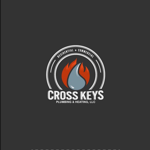 Plumbing design with the title 'Logo for Plumbing and Heating Company'