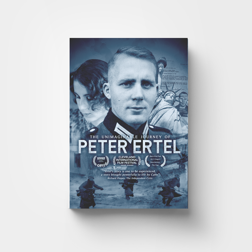 Biography design with the title 'Contest Winner - DVD cover design'