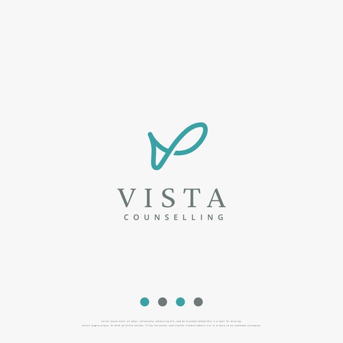 Counseling logo with the title 'Winning Logo Design Concept for Vista Counselling'