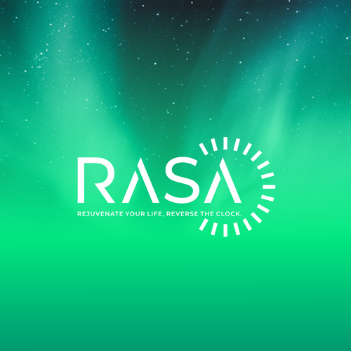 Aurora logo with the title 'Design a logo for a new age anti aging daily supplement for millennials and gen Z'