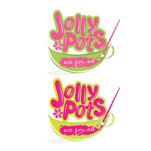 Painter logo with the title 'JOLLY POTS'