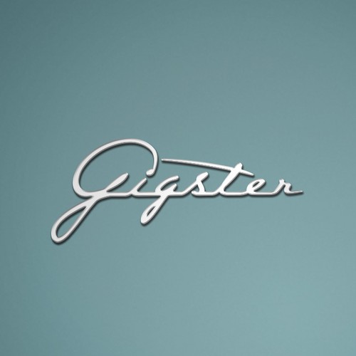 Chrome design with the title 'Vintage style logo for a musical instrument'