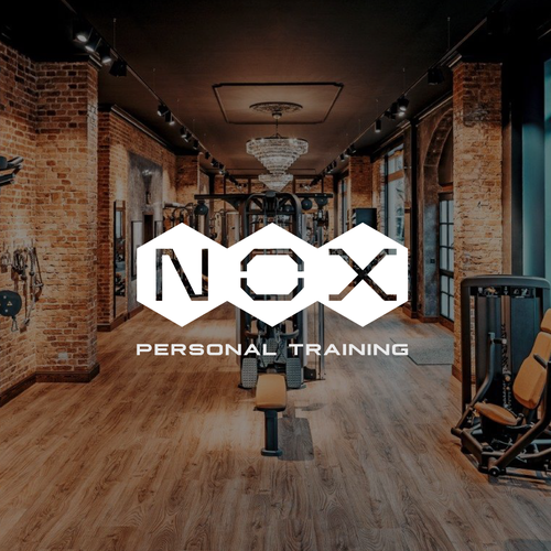 Gym brand with the title 'NOX Fitness Training'