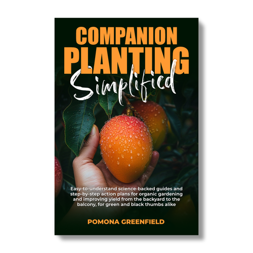 Orange book cover with the title 'Companion Planting Simplified'