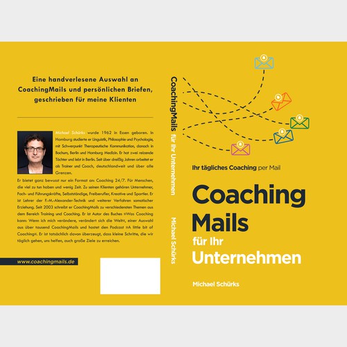 Mail design with the title 'CoachingMails für Ihr Unternehmen'