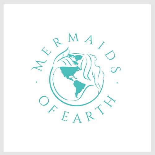 Mermaid logo with the title 'Logo for Mermaids Of Earth'