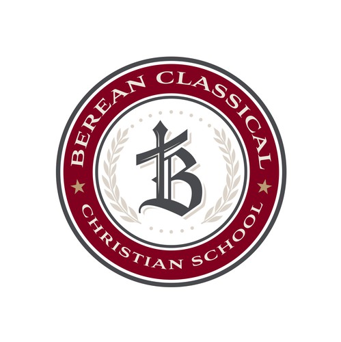 Seal design with the title 'Berean Classical Christian School'
