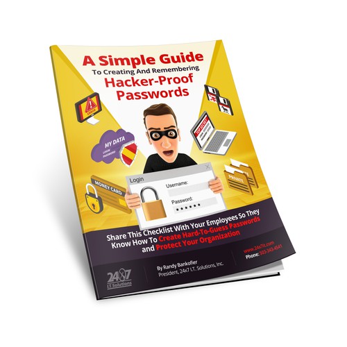 Protection design with the title 'Brochure cover'