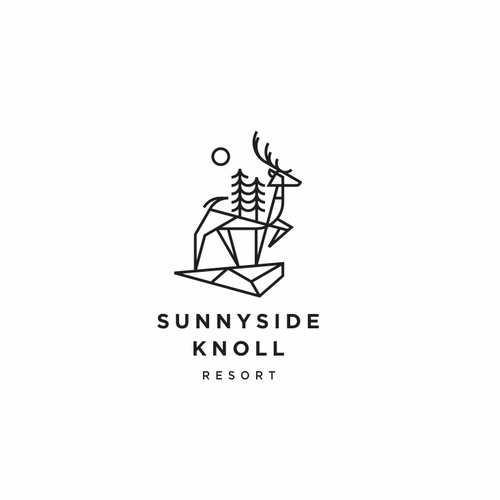 Resort design with the title 'Sunnyside Knoll Resort'