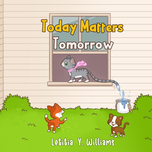 Drawing book cover with the title 'Today Matters Tomorrow '