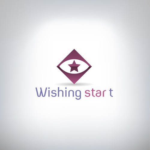Purple brand with the title 'Create the next logo and business card for Wishingstart Business'