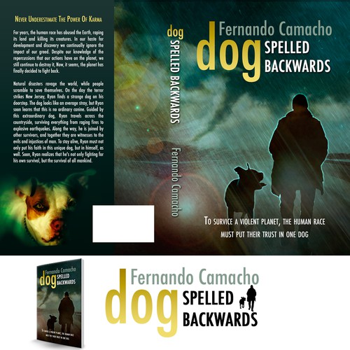 Dog book cover with the title 'Book Cover'