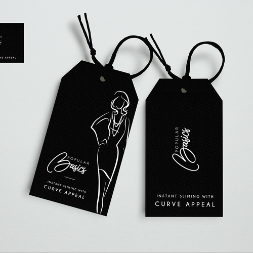 Black and white label with the title 'Basics'