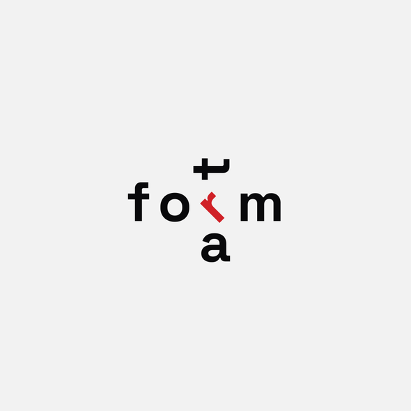 Word art logo with the title 'form art/ art form'