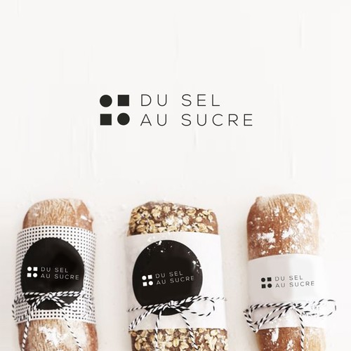 Pastry design with the title 'Logo Design for Du Sel Au Sucre'