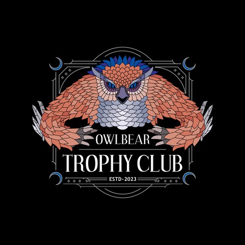 Tavern logo with the title 'Owlbear'
