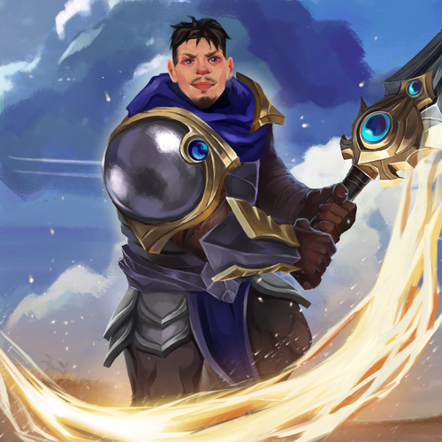 Gaming artwork with the title 'GAME CHARACTER'