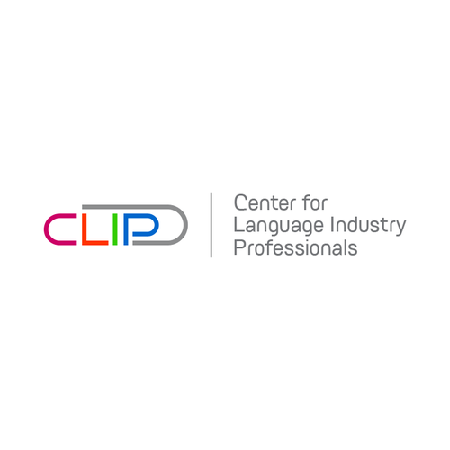 Clip logo with the title 'New education business for linguists: help us launch the "CLIP"!'