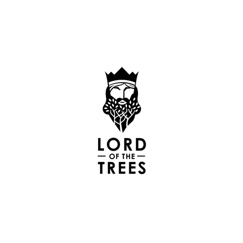 Mustache logo with the title 'Logo for tree planting organization'