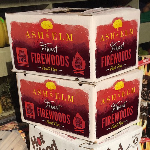 Paint design with the title 'Firewood Delivery Box'