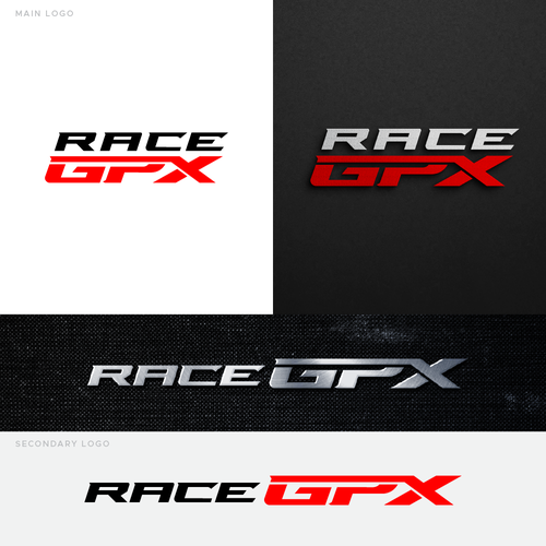 GPS design with the title 'RaceGPX - Offroad and Endurance Racing Navigation App Logo'