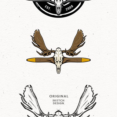 Flying Moose Lodge Logo
