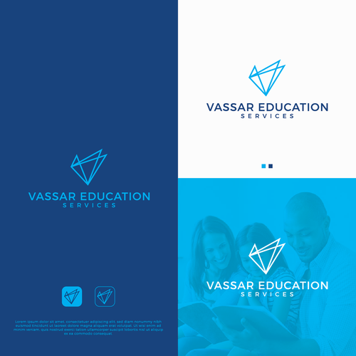 Polygon logo with the title 'Vassar Education'