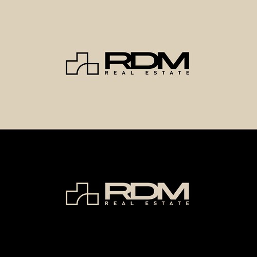 Winner logo with the title 'Strong podium standalone brandmark required for bold, competitive real estate agency'